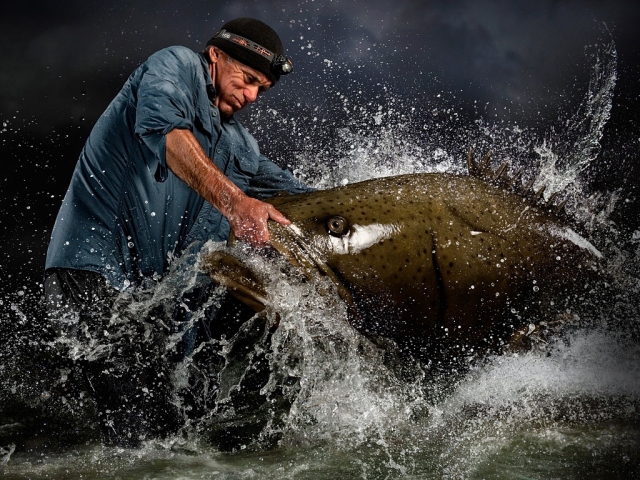 River Monsters host Jeremy Wade photographed by Blair Bunting