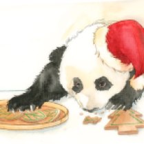 "Panda Christmas" ©Yien Yip